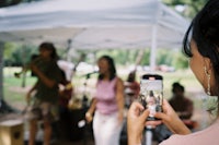 Lincee's friend getting a good shot